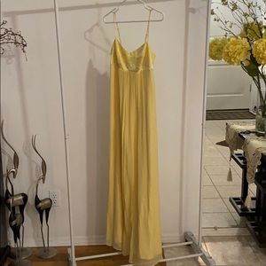 BCBG MAXAZRIA yellow maxi dress